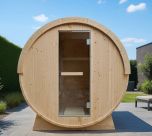 BUITENSAUNA BARREL SAUNA 160 MINI INFRAROOD